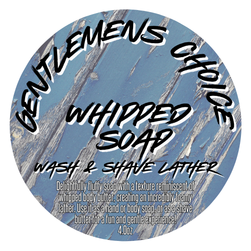 Whipped Soap 4.0oz Wash & Shave Lather