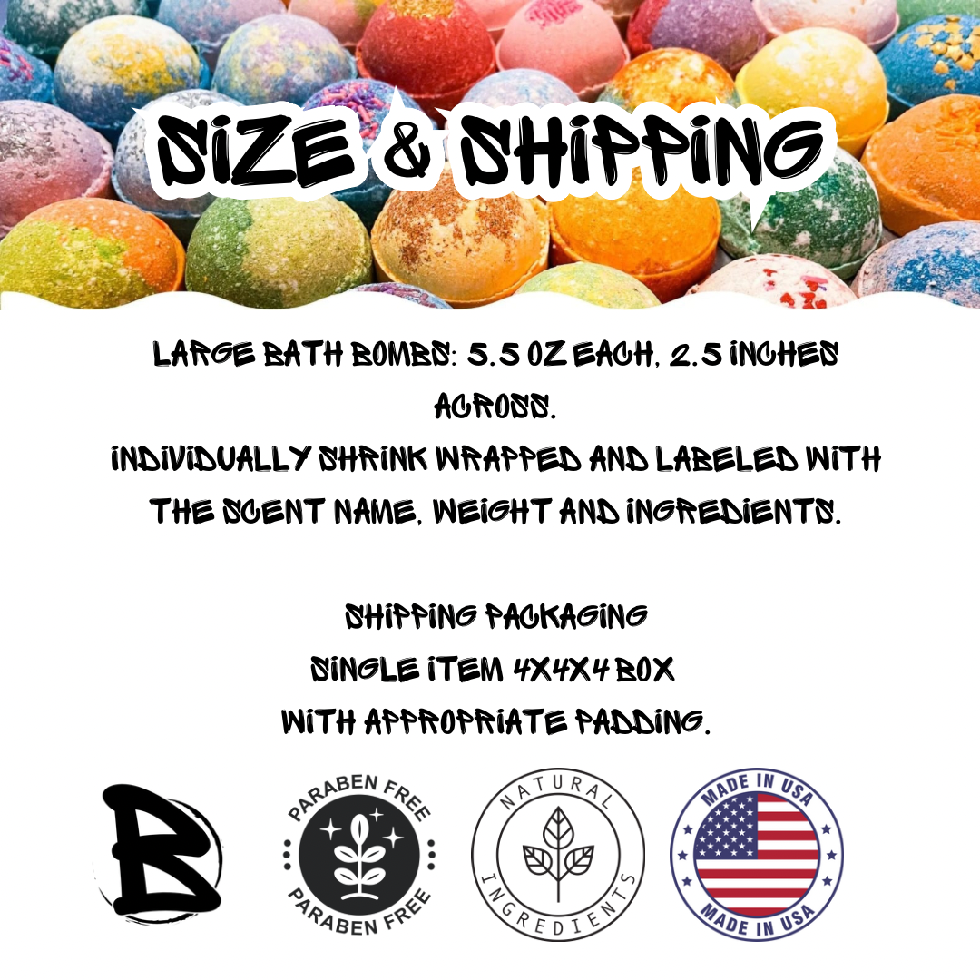 Silent Night Large Bath Bomb 6oz