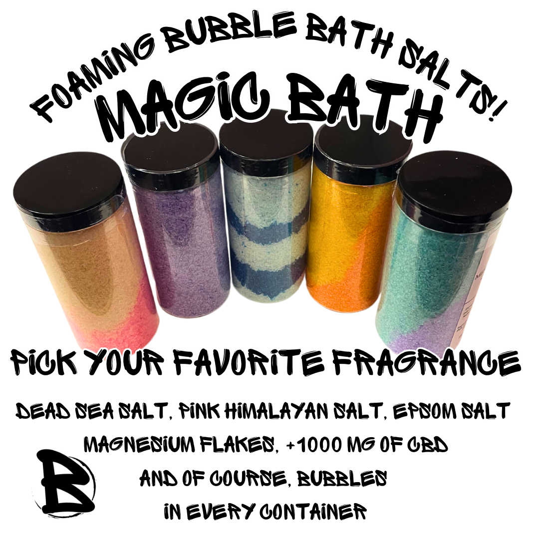 Magic Foaming Bubble Bath Saltz