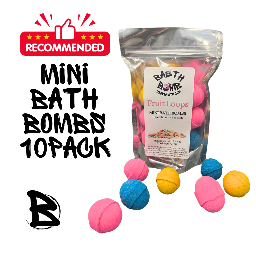 Fruit Loops Mini Bath Bomb 10 pack!