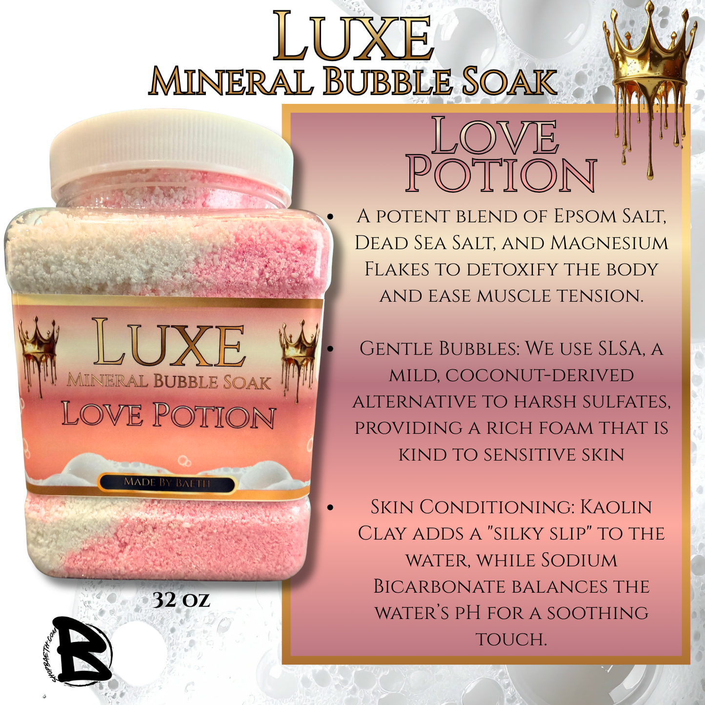 Love Potion Luxe Mineral Bubble Soak