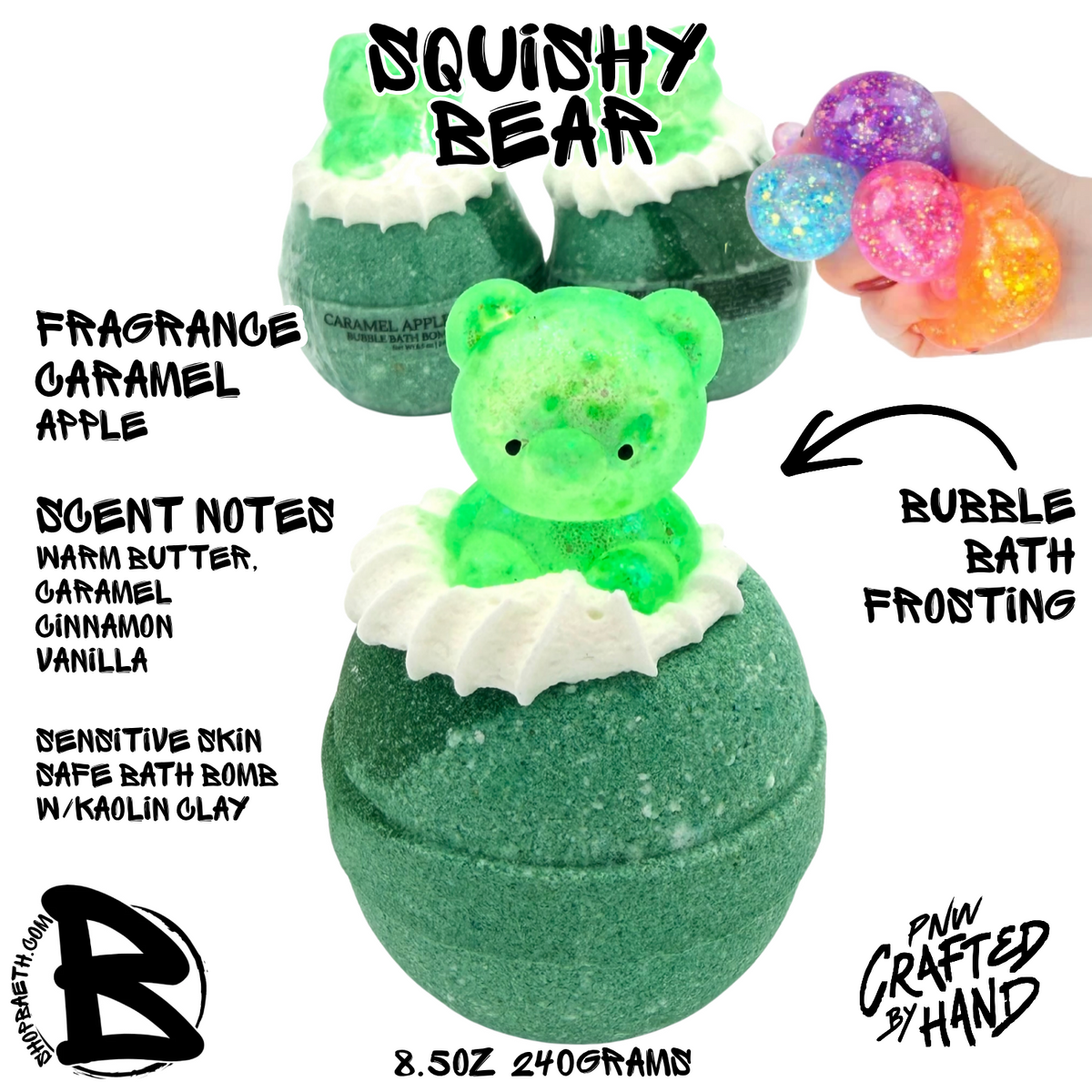 Squishy Bear Bubble Bath Bomb