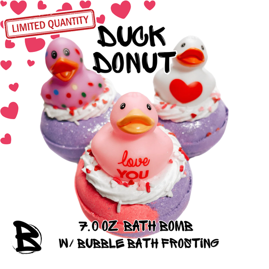 Donut Worry, Be Happy: Meet the Duck Donut Bath Bomb 💖🍩🦆