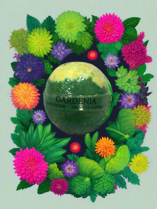 Gardenia Large Bath Bomb 5.5 oz