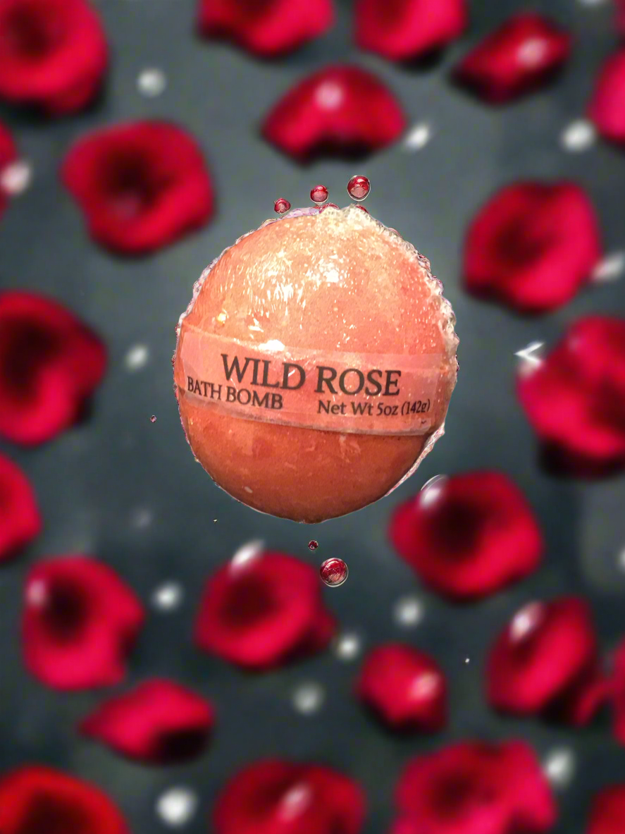 Wild Rose Large Bath Bomb 5.5 oz