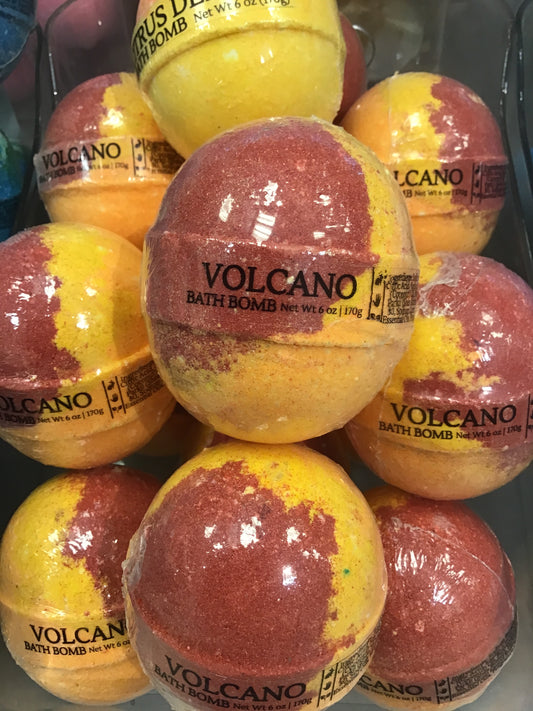 Volcano large 6 oz bathbomb
