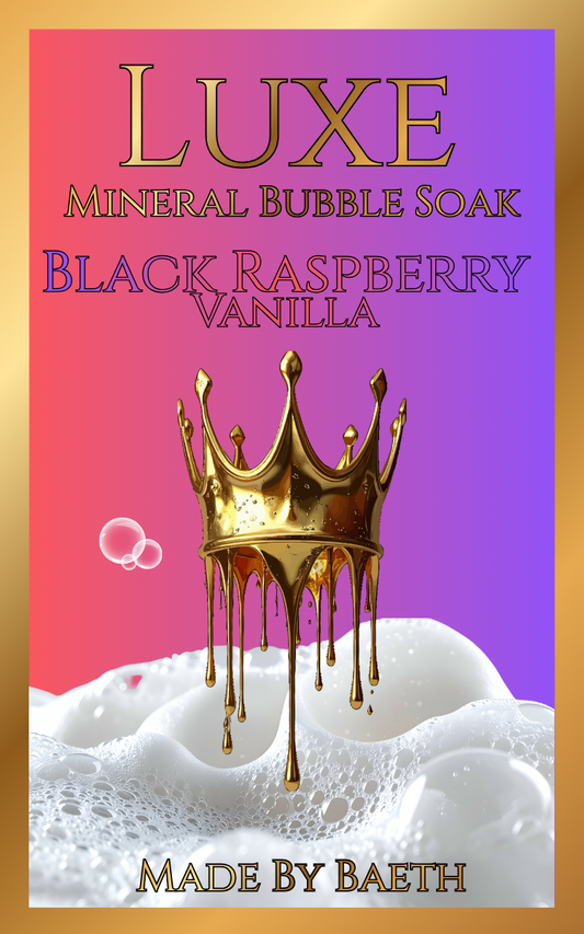 Black Raspberry Vanilla Luxe Mineral Bubble Soak