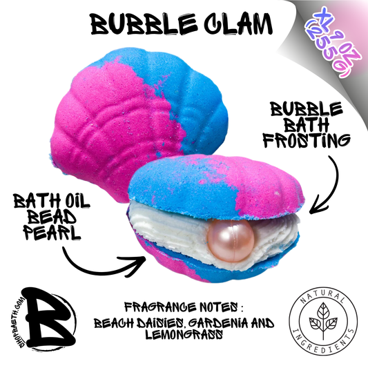 Bubble Clam Bath Bomb 9oz