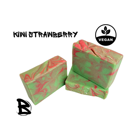 Kiwi Strawberry Natural Vegan Soap