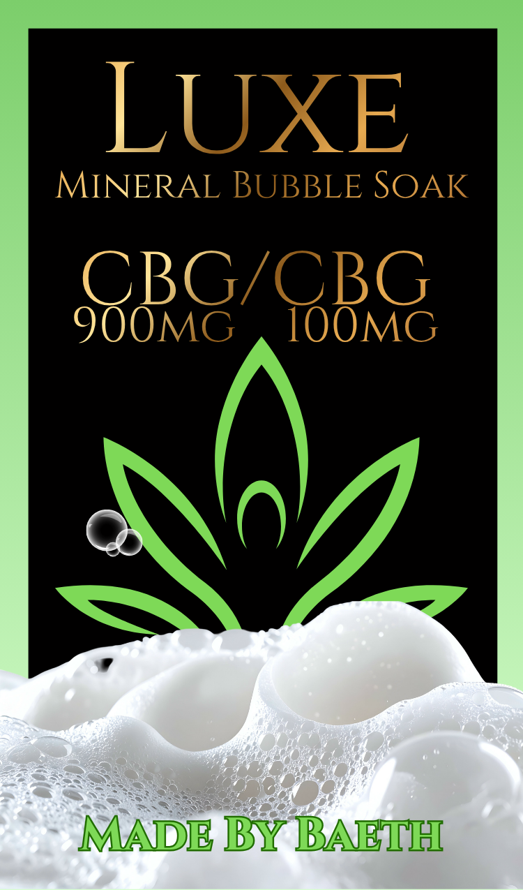 CBD/CBG  Luxe Mineral Bubble Soak