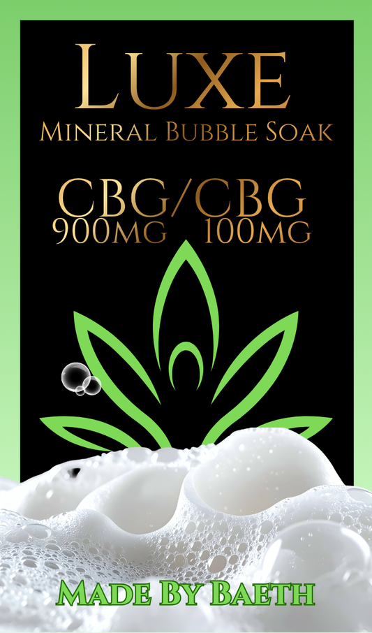 CBD/CBG  Luxe Mineral Bubble Soak