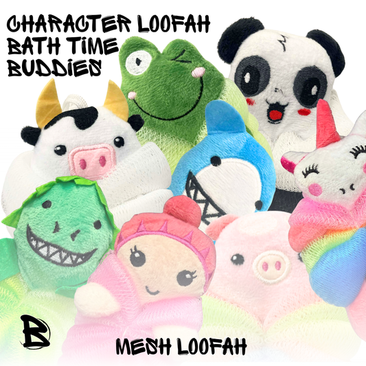 Bath Time Buddies Mesh Loofah