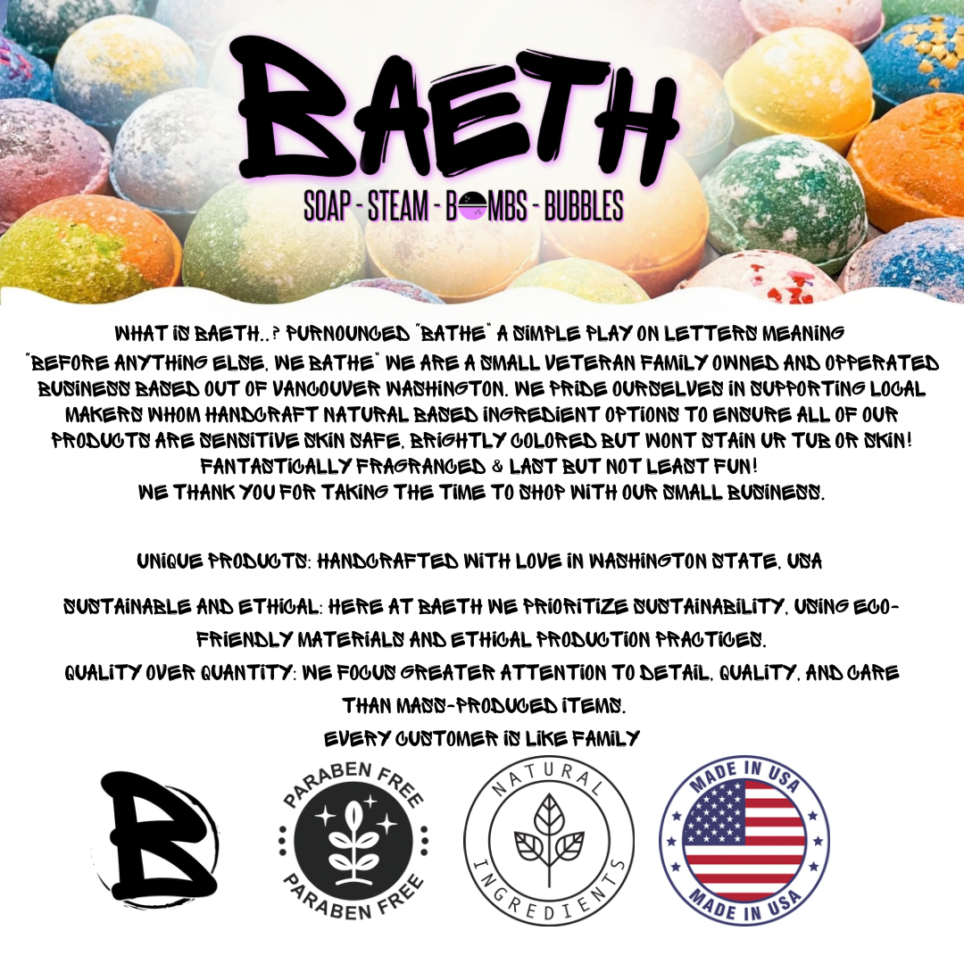 Rainbow Sherbet large 6oz bath bomb