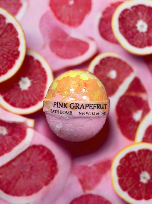 Pink Grapefruit Large Bath Bomb 5.5 oz