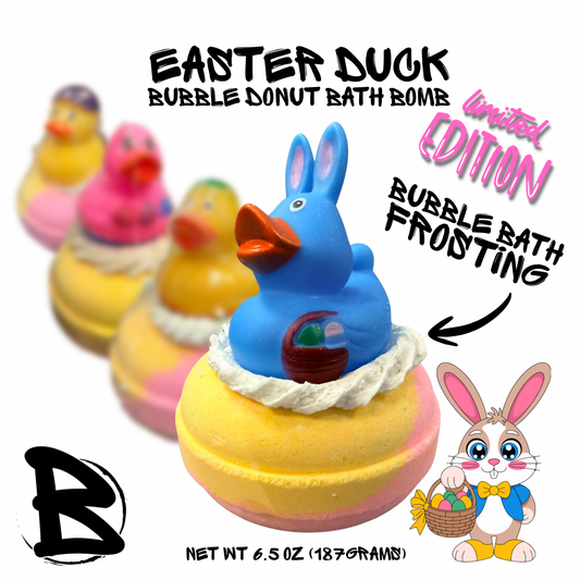 Easter Duck Donut Bubble Bath Bomb 6.5oz