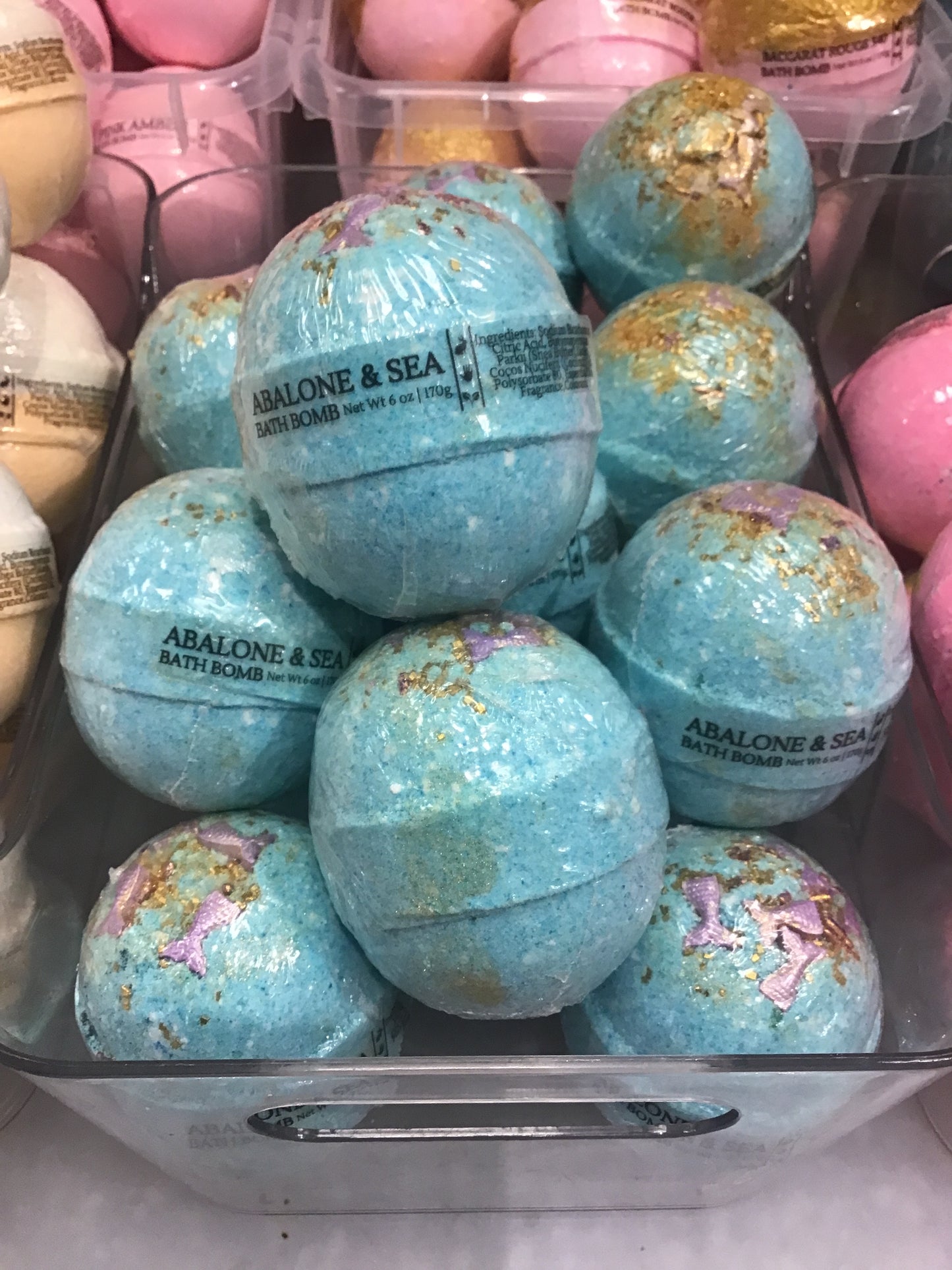 Abalone & Sea large 6oz bath bomb