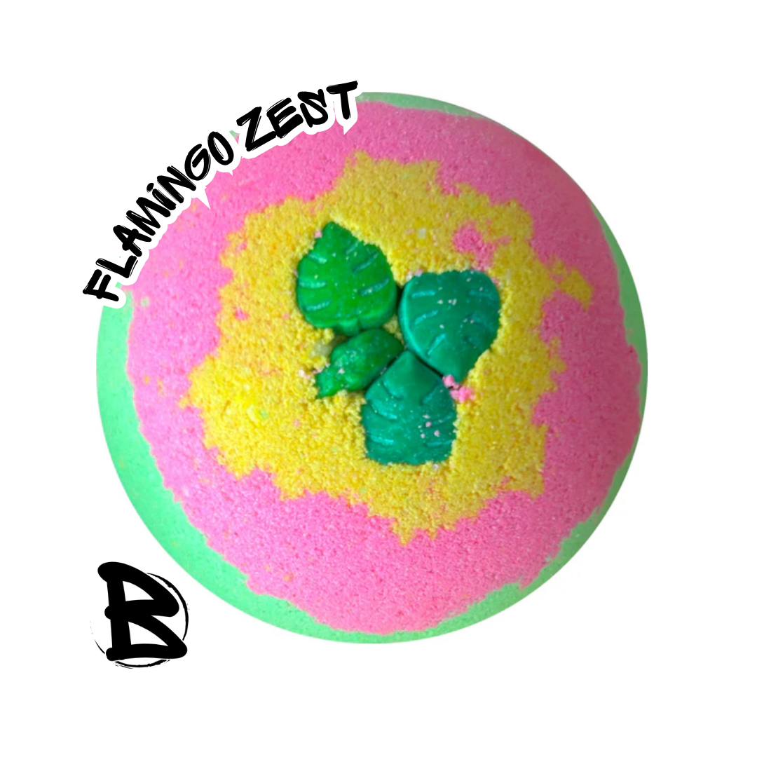 Flamingo Zest Bath Bomb Large 5.5oz