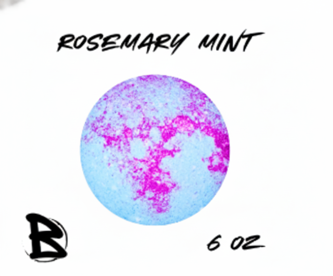 Rosemary mint Large Bath Bomb 6oz