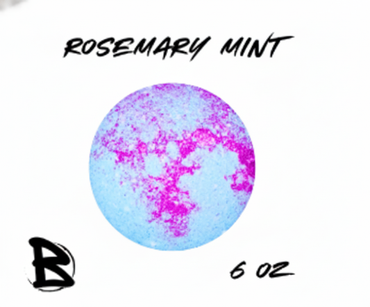 Rosemary mint Large Bath Bomb 6oz