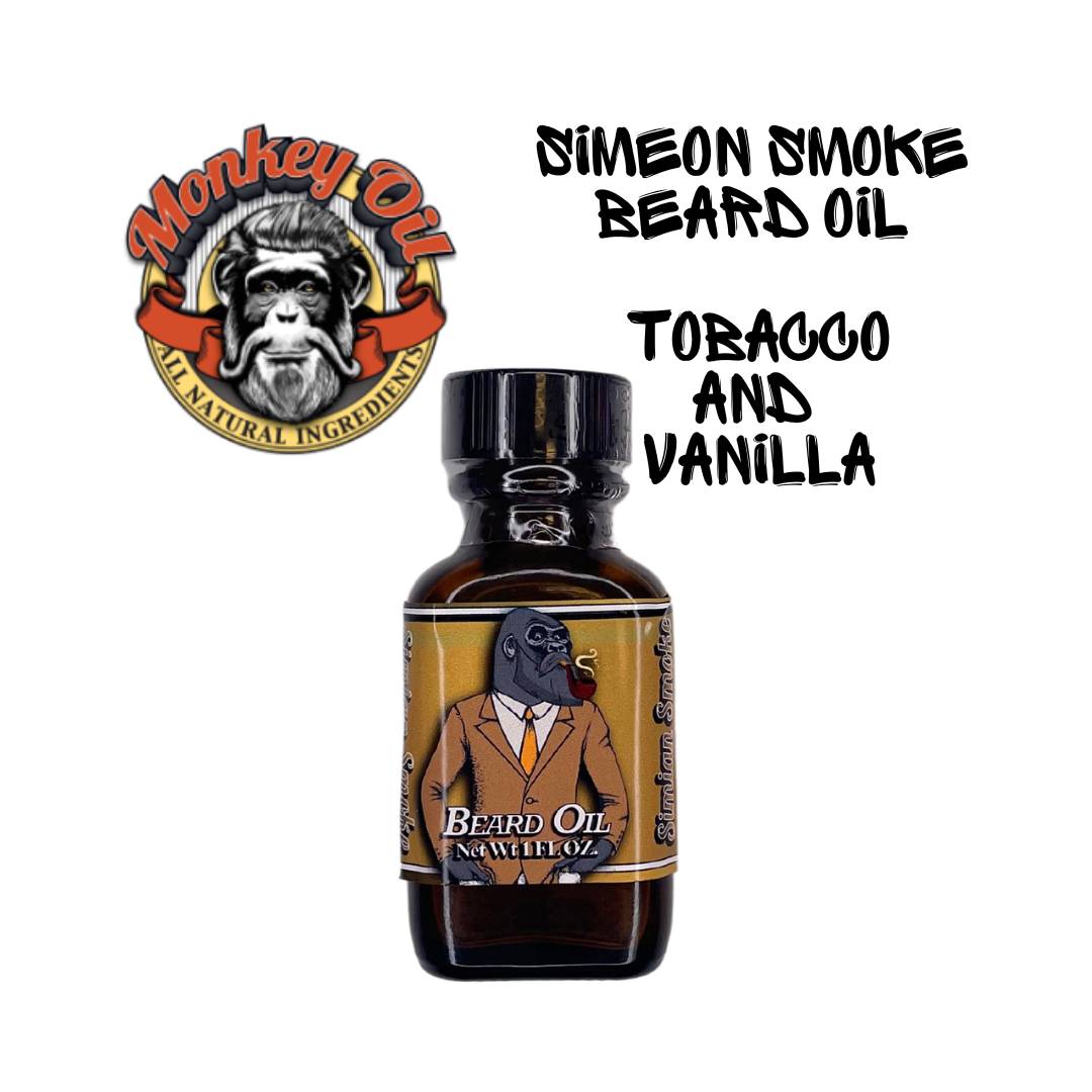 Simian Smoke Beard Oil  Tobacco and Vanilla