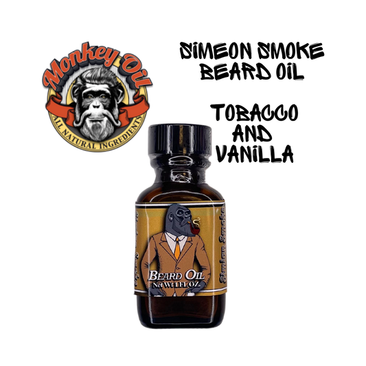 Simian Smoke Beard Oil  Tobacco and Vanilla