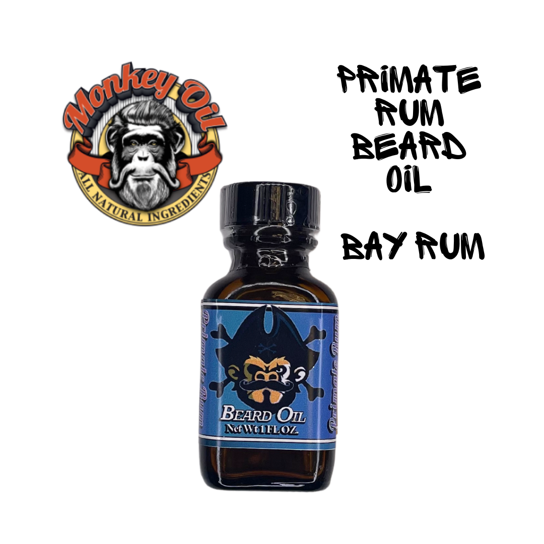 Primate Rum Beard Oil Bay Rum