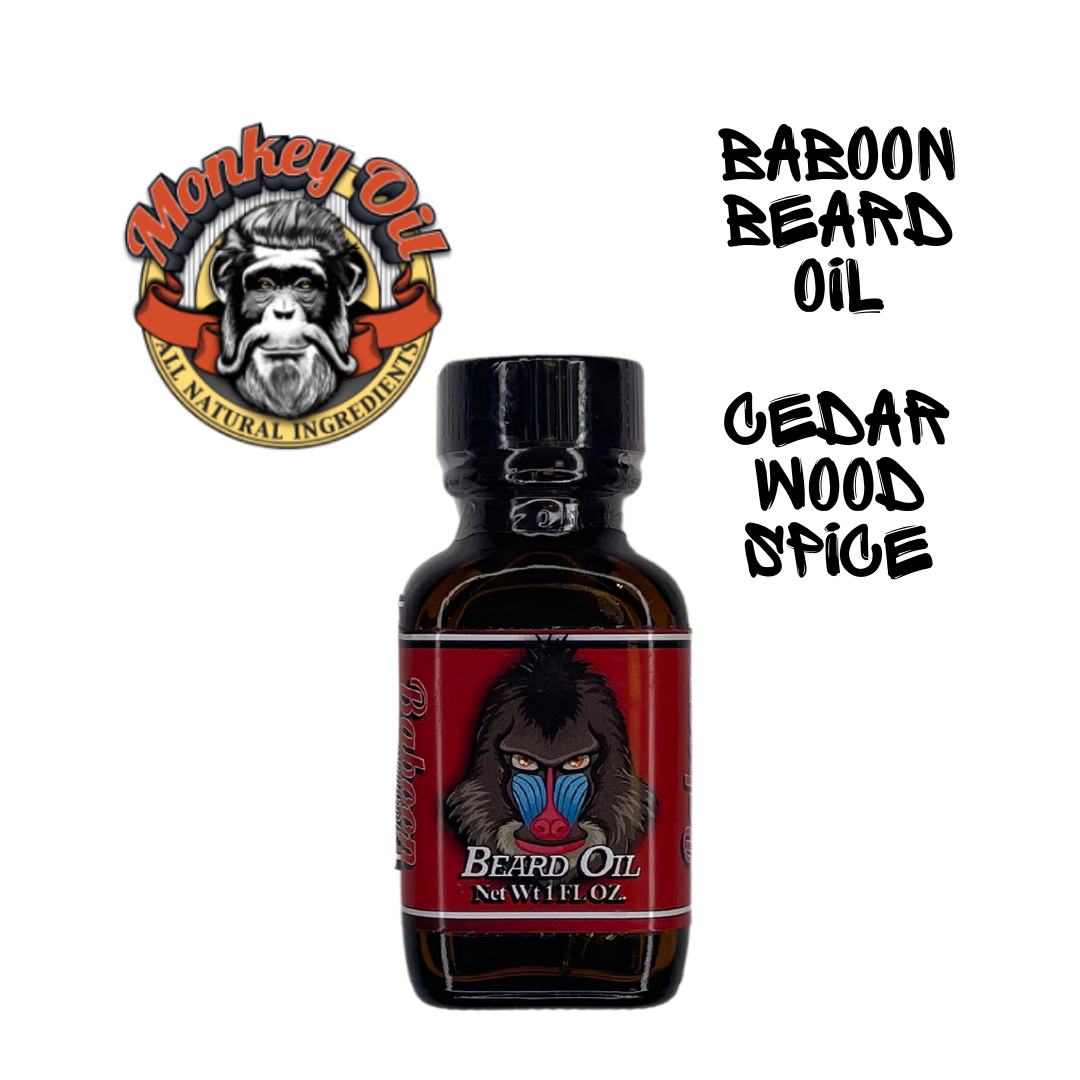 Baboon Beard Oil  Cedarwood Spice