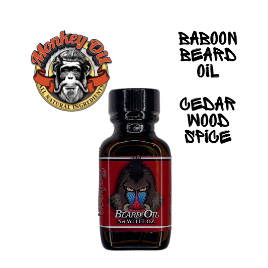 Baboon Beard Oil  Cedarwood Spice