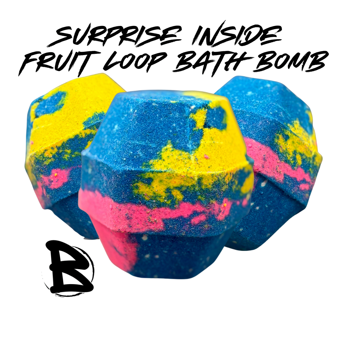 Surprise Inside Fruit Loops Bath Bomb