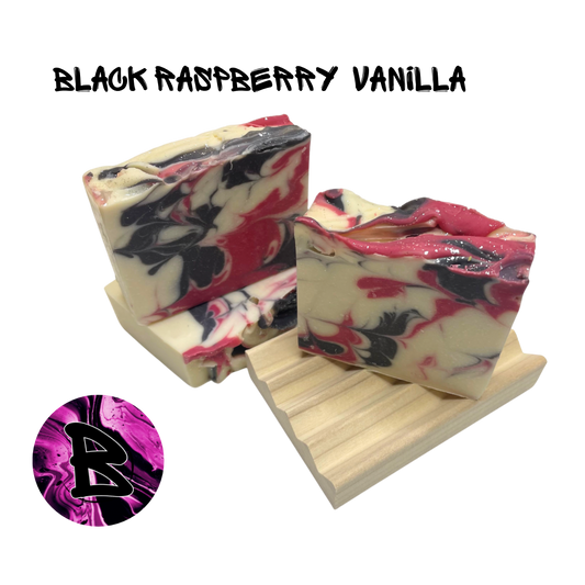 Black Raspberry Vanilla Natural Vegan Soap