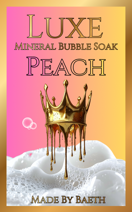 Peach Luxe Mineral Bubble Soak