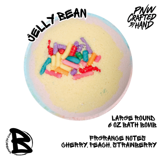 Jelly Bean Large Bath Bomb 6oz