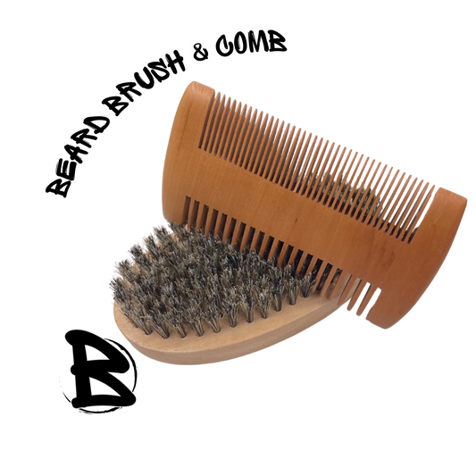 Boars Hair Beard Brush & Comb