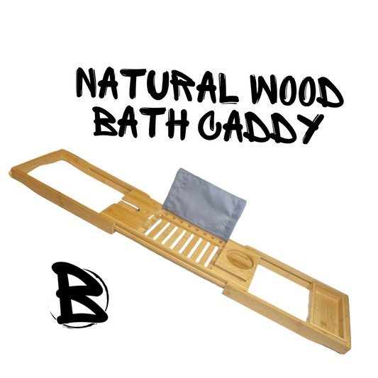 Natural Wood Bath Caddy