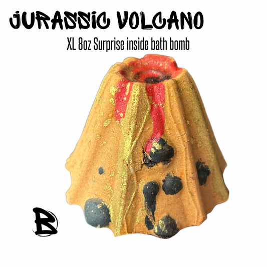 Jurassic Volcano Surprise inside Bath Bomb 8oz