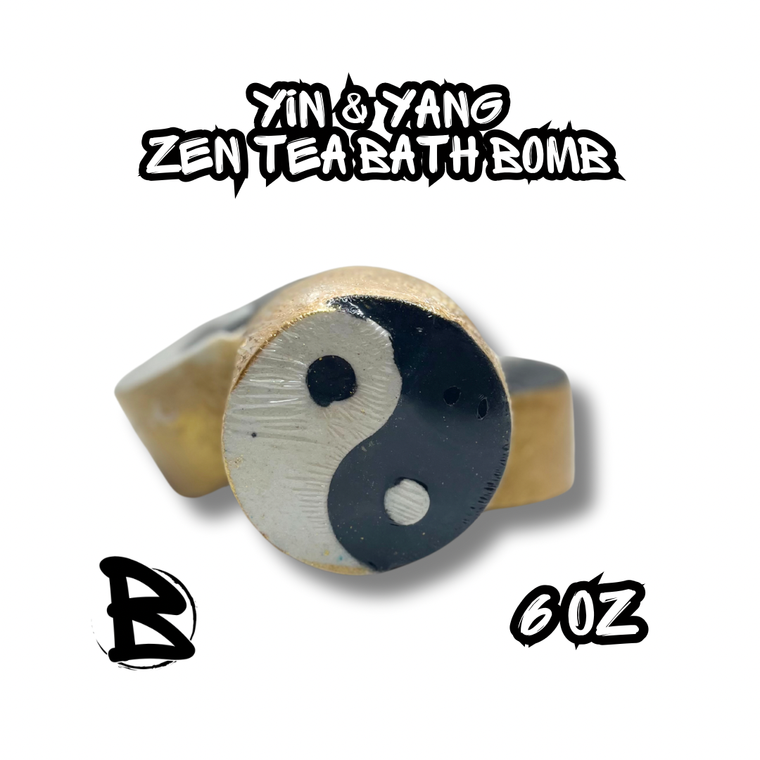 Yin & Yang Zen Tea Bath Bomb 6oz