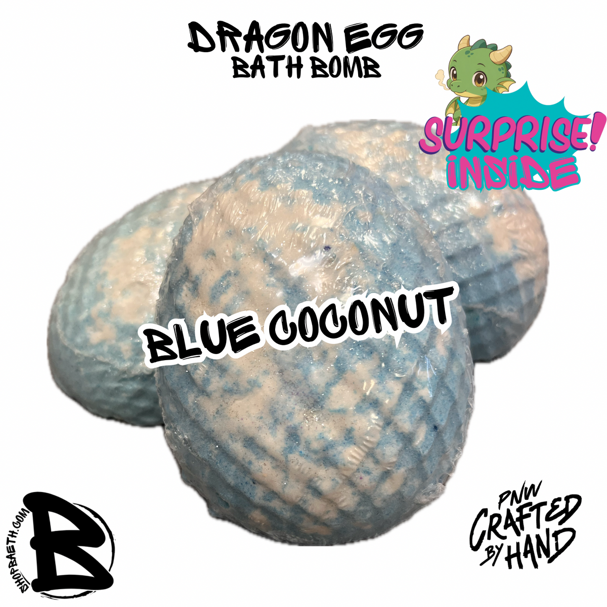 Dragon egg Surprise Inside Bath Bomb