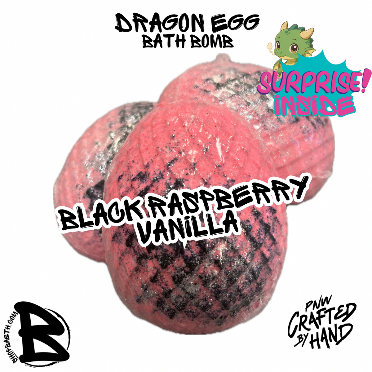 Dragon egg Surprise Inside Bath Bomb
