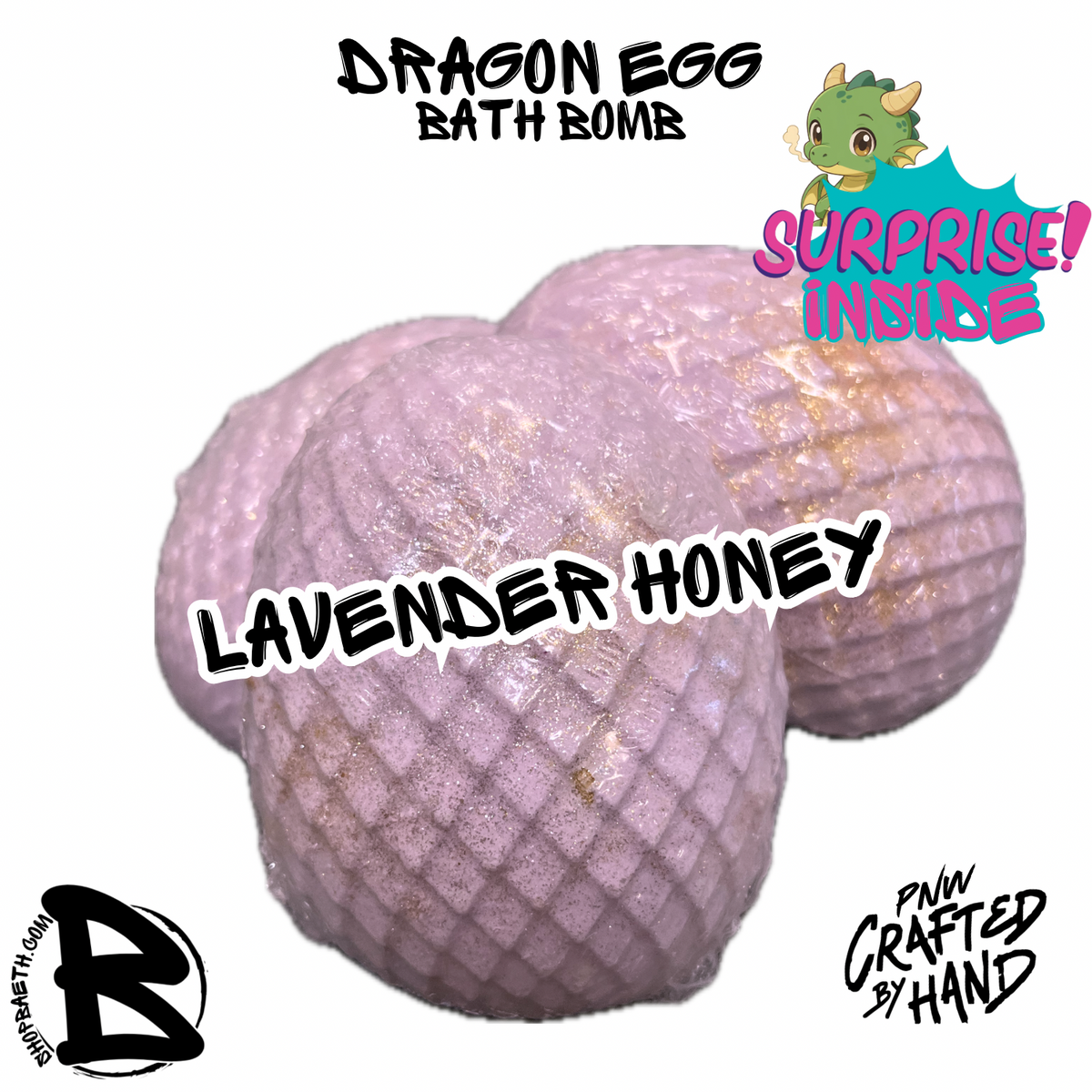 Dragon egg Surprise Inside Bath Bomb