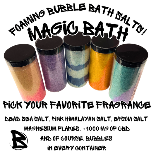 Magic Foaming Bubble Bath Saltz