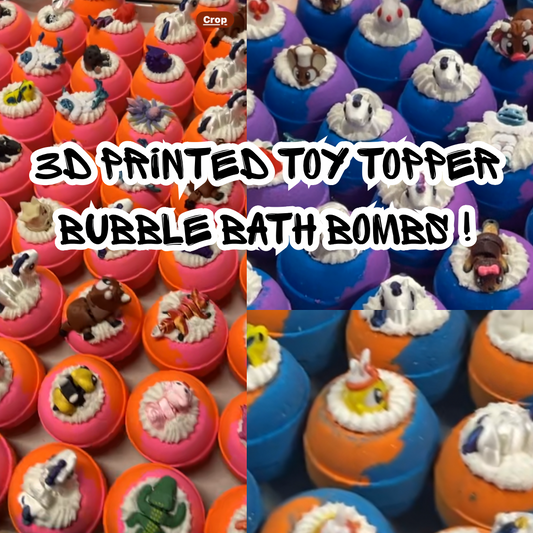 Toy Topper Bubble Bath Bomb