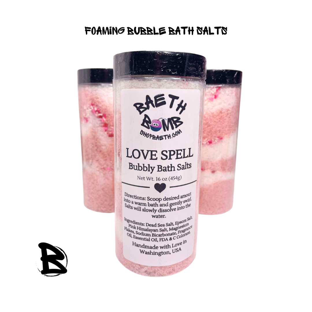 Foaming Bubble Bath Salts