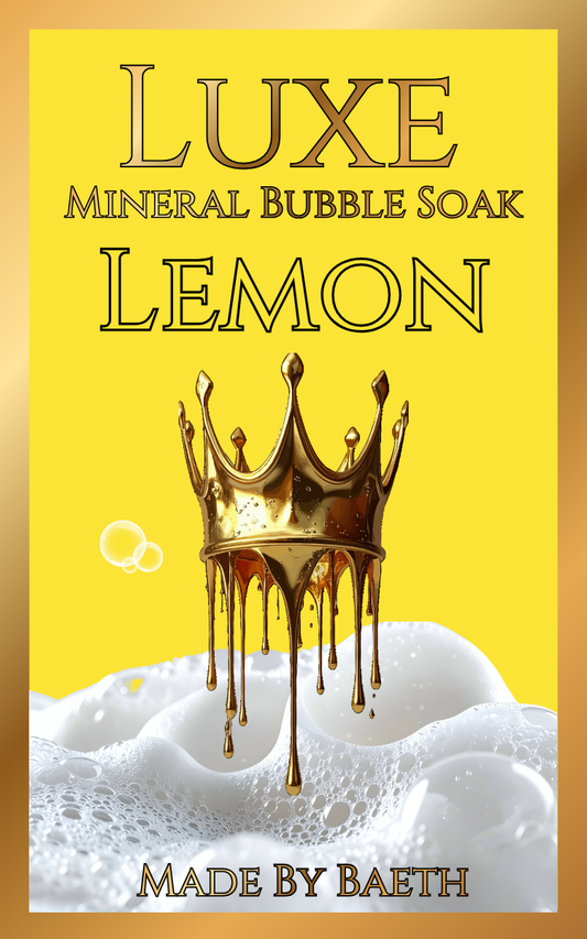 Lemon Luxe Mineral Bubble Soak