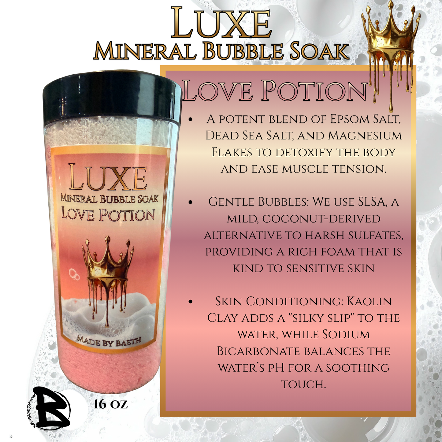 Love Potion Luxe Mineral Bubble Soak