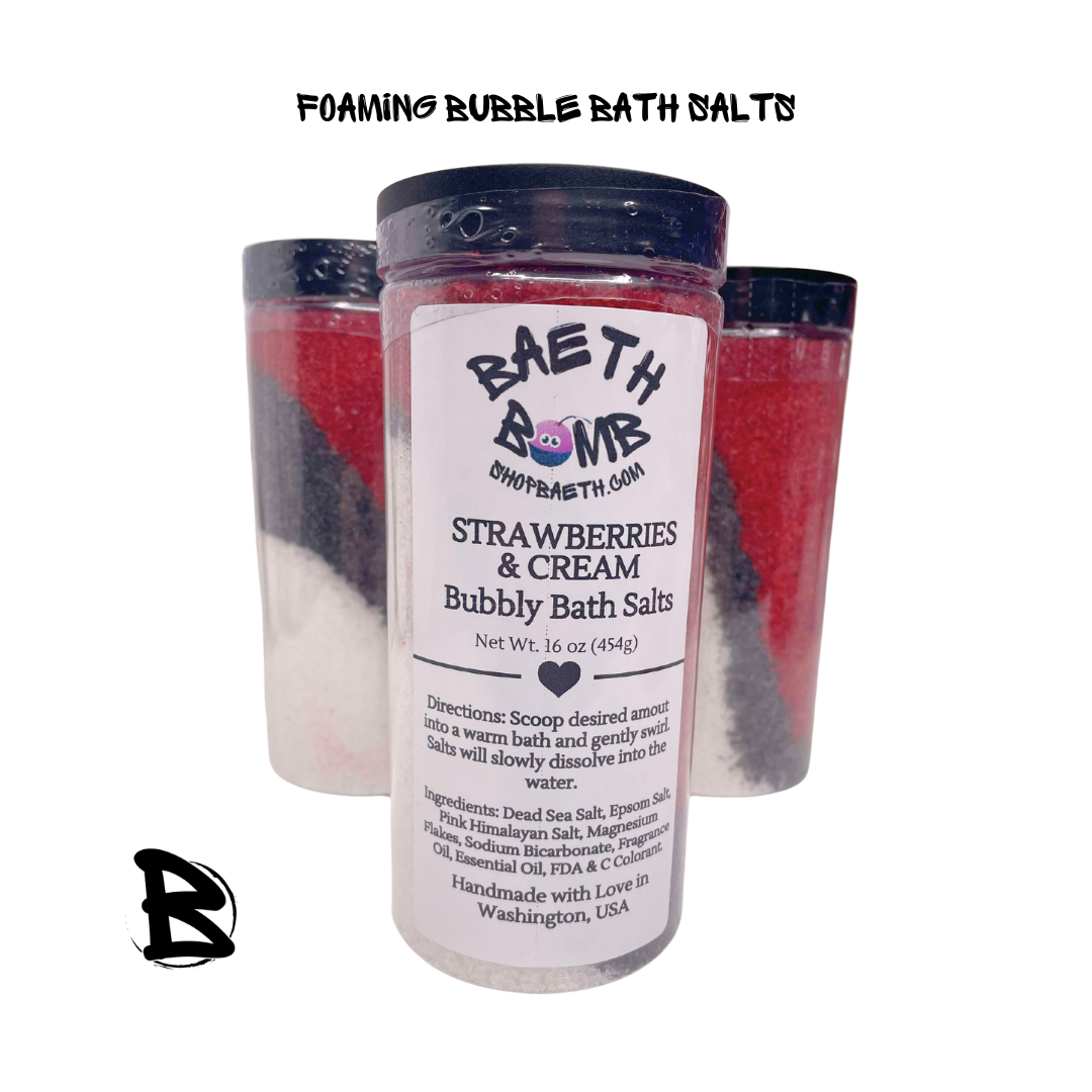 Foaming Bubble Bath Salts