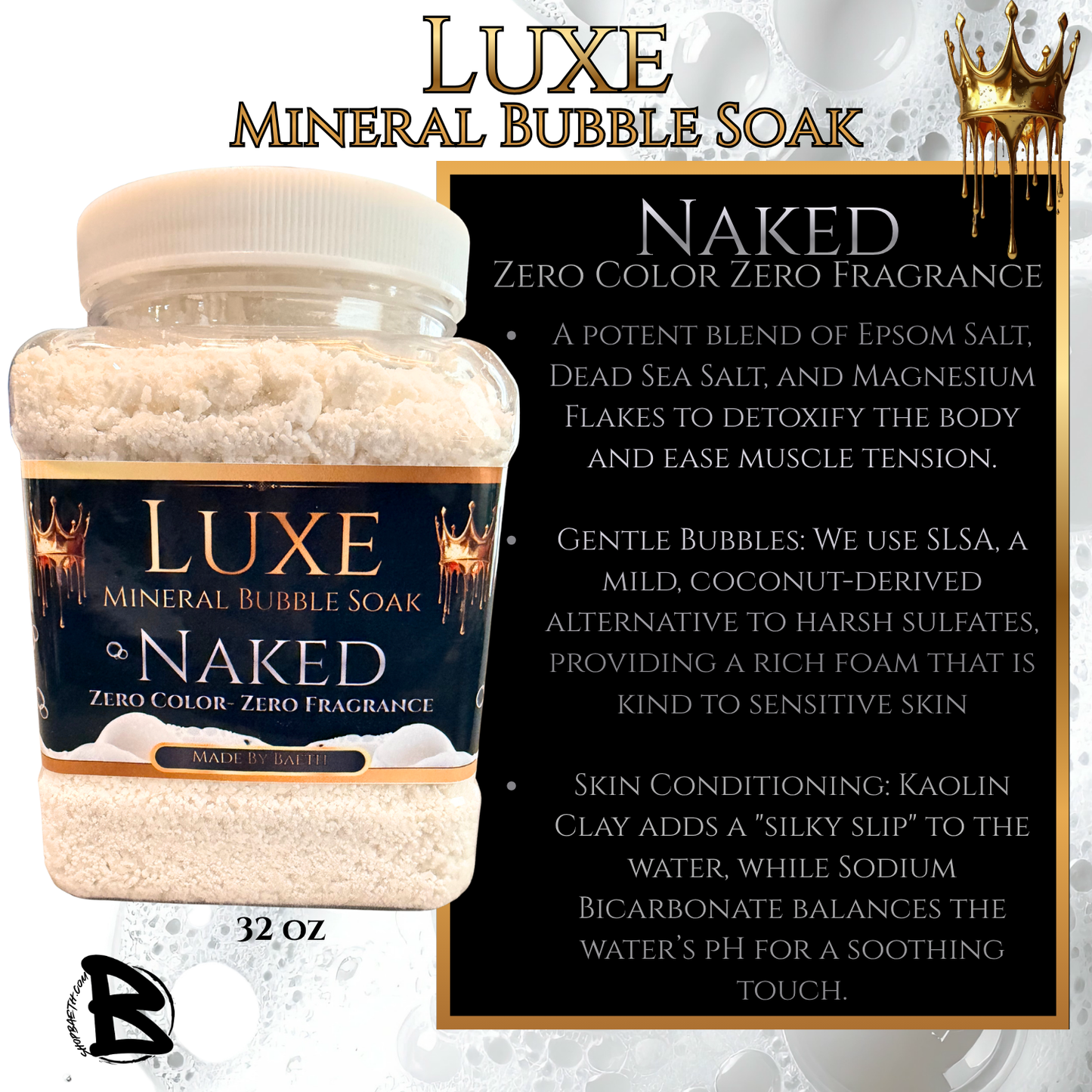 Naked Luxe Mineral Bubble Soak