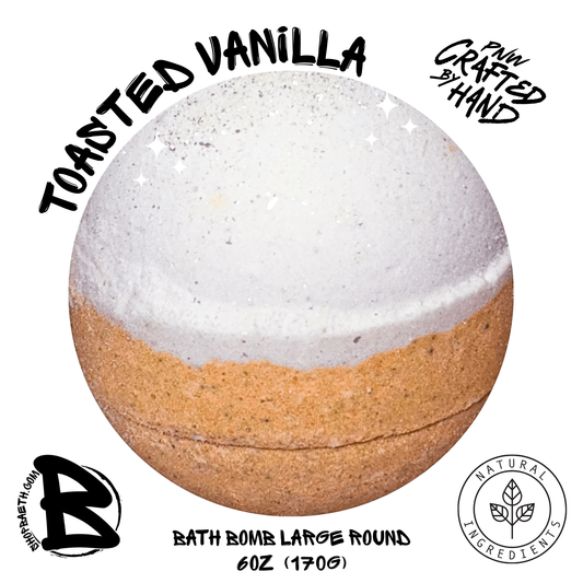 Toasted vanilla Large Bath Bomb 6oz