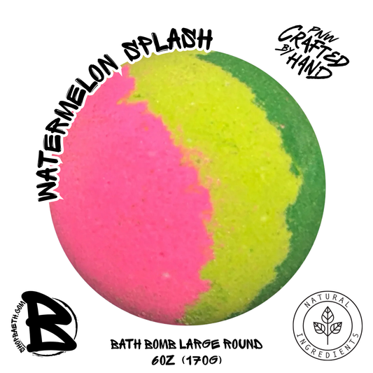 Watermelon Splash Large Bath Bomb 6oz