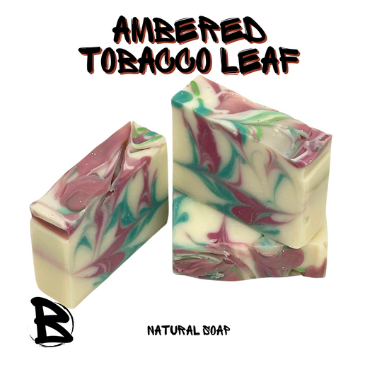 Ambered Tobacco Leaf Natural Soap