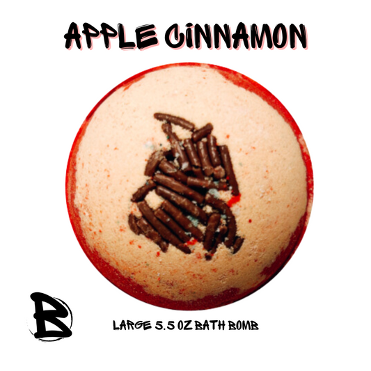 Apple Cinnamon Large Bath Bomb 5.5 oz